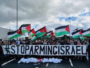 Read more about the article Elbit Bristol once again targeted by activists over Israel complicity