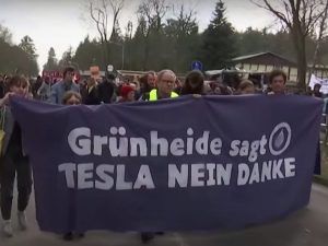 Read more about the article more protests against Musk’s ‘capitalist sham’ project