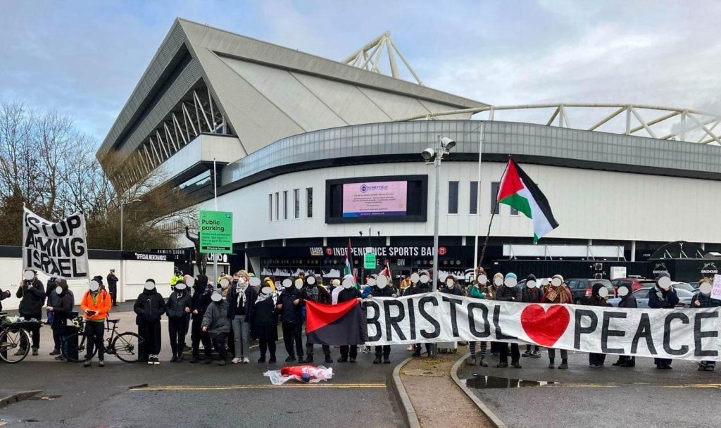 Read more about the article Bristol City FC criticised for allowing an arms fair at stadium