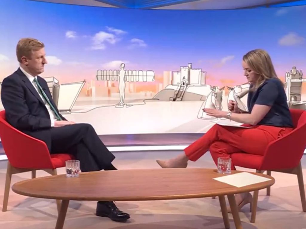 Read more about the article Kuenssberg fails to question Dowden over Wragg-Grindr scandal