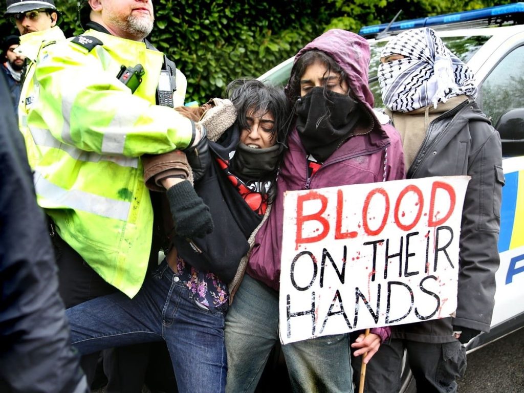 Read more about the article Palestine Action – four people arrested in Leicester