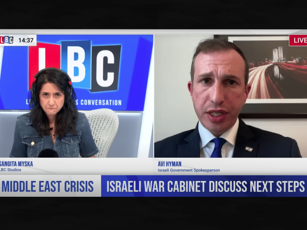 Read more about the article Did LBC suspend Sangita Myska for questioning Israel?