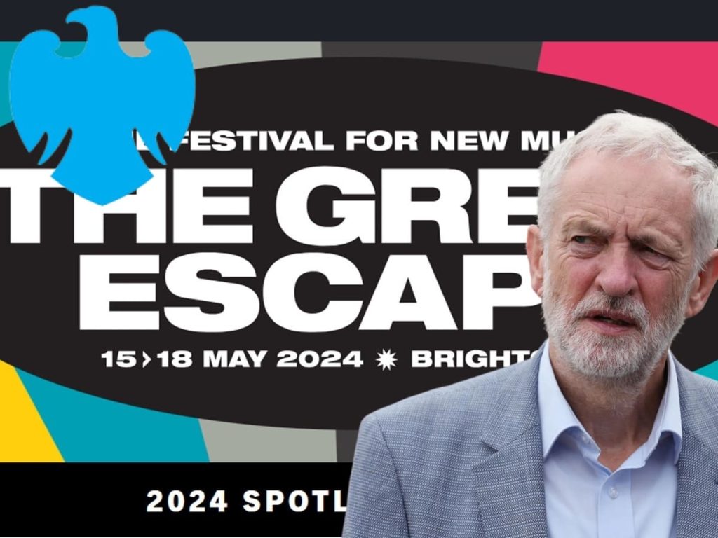 Read more about the article Great Escape fest under pressure to drop Barclays over Israel ties
