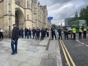 Read more about the article University of Manchester anti-genocide occupation sees cops arrive
