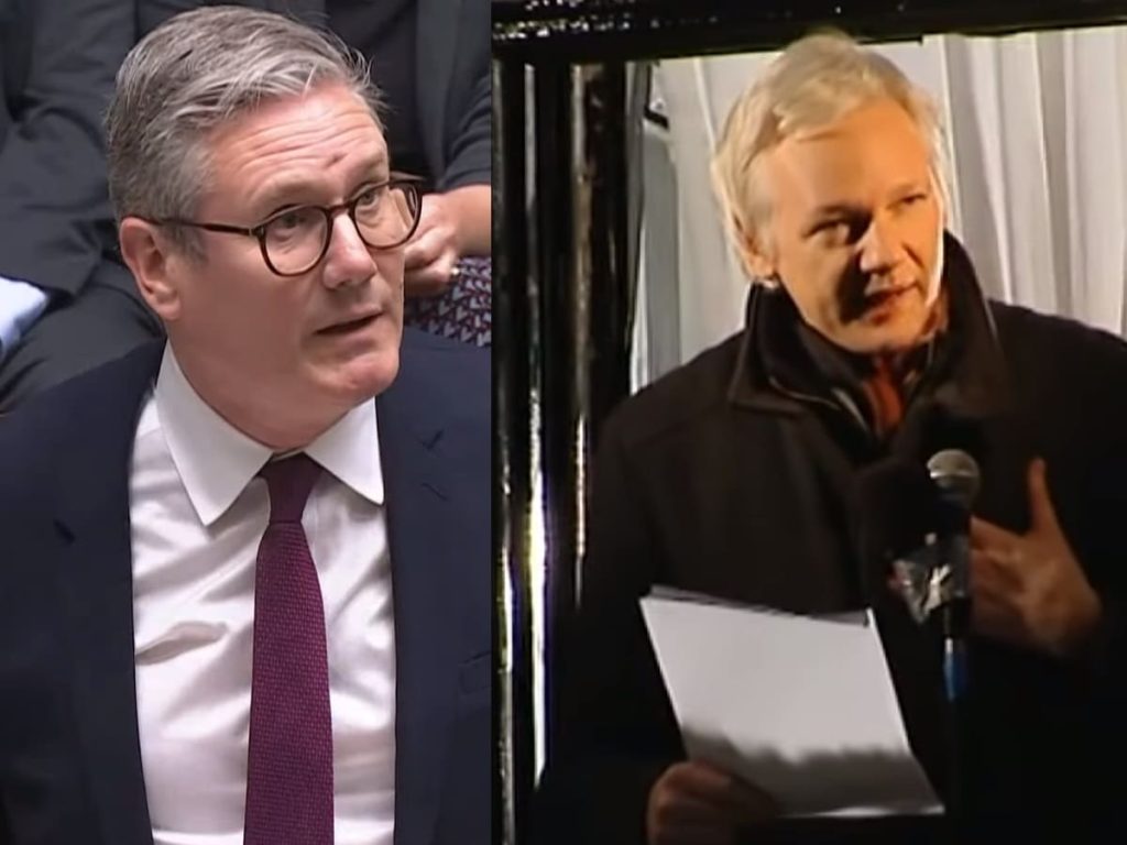 Read more about the article Starmer defends whistleblowers while ignoring Assange