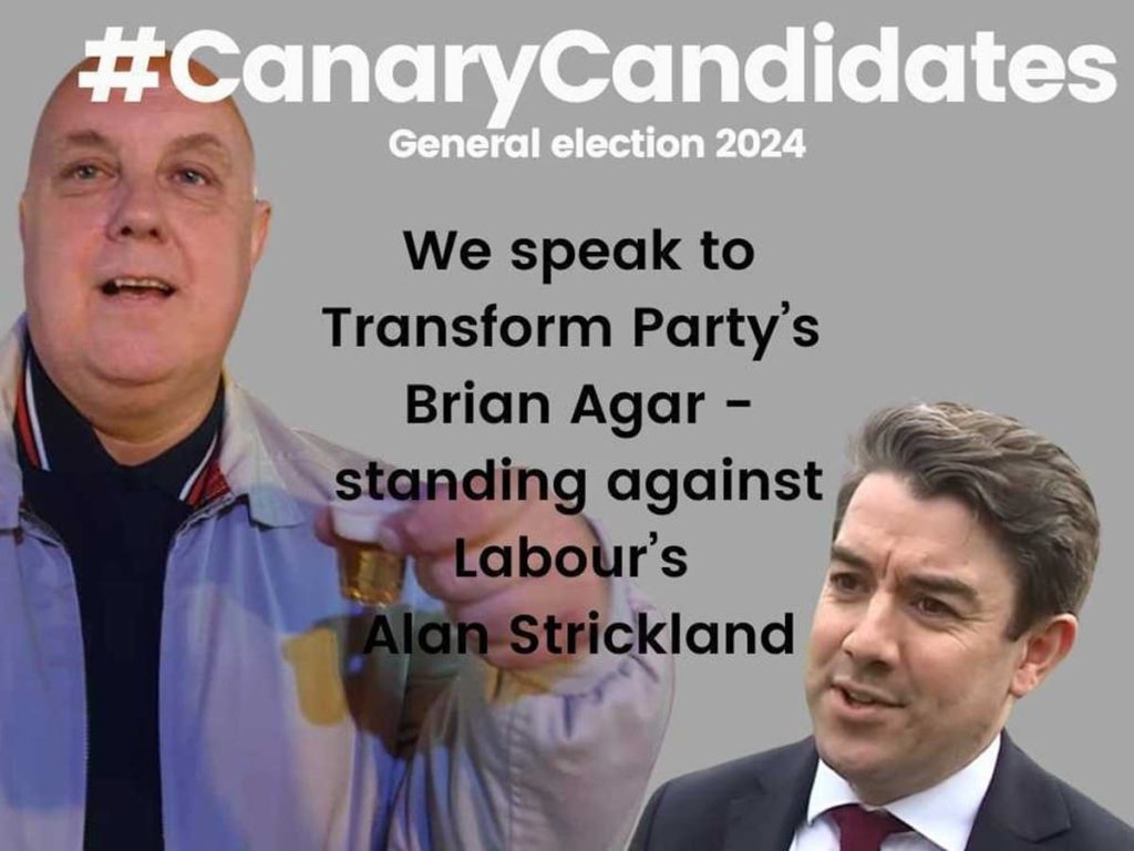 Read more about the article Transform Party candidate standing against Labour