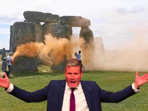 Read more about the article Just Stop Oil face gammon-led backlash over Stonehenge stunt