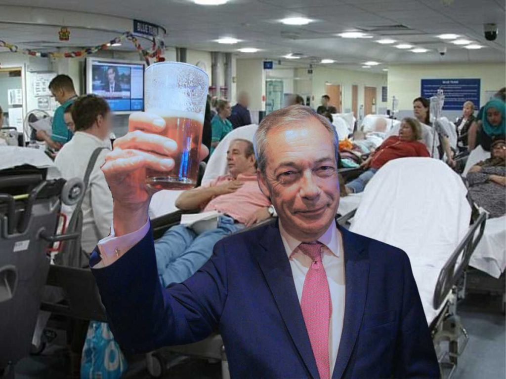 Read more about the article Farage will NOT be able to reduce NHS waiting lists to zero
