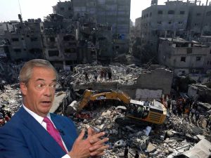 Read more about the article Farage afraid of being “branded an antisemite” over Israel Palestine