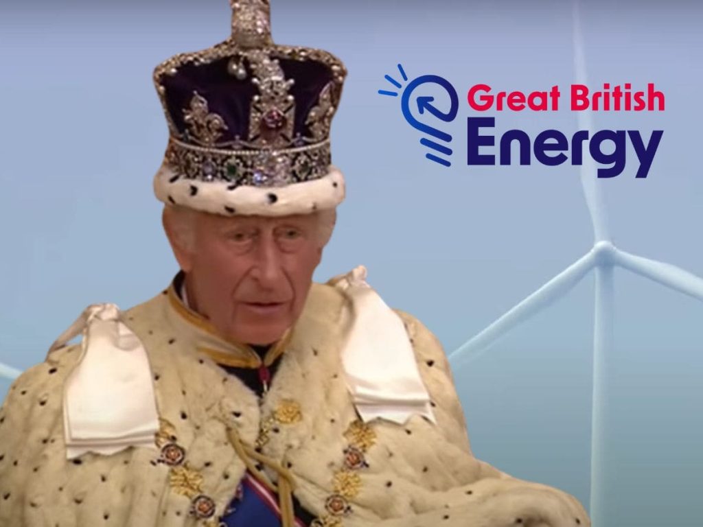 Read more about the article king Charles set to roll in renewable profits