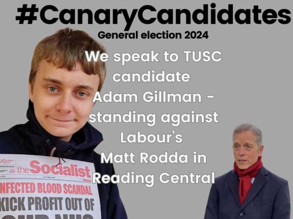 Read more about the article Adam Gillman TUSC candidate standing against Labour in Reading