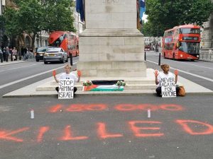 Read more about the article Cenotaph disrupted by Youth Demand over Israel’s genocide