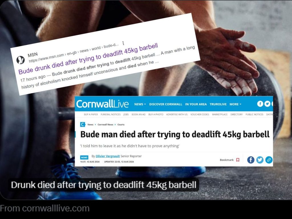 Read more about the article Cornwall Live under fire over headline around man’s death