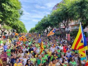 Read more about the article Catalonia rallies for its National Day across five cities