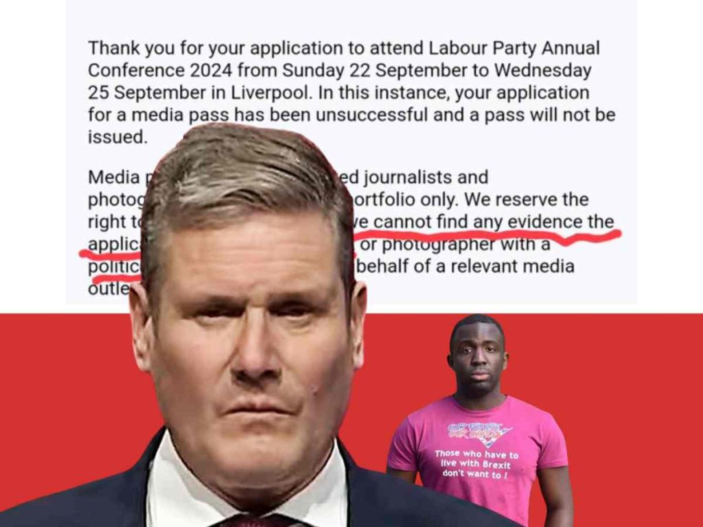 Read more about the article Labour conference BLOCKS Femi Oluwole from entry