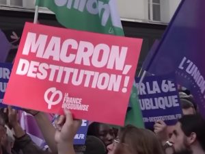 Read more about the article protests erupt as Macron accused of ‘stealing’ elections