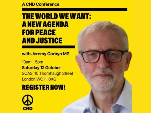 Read more about the article CND The World We Want conference is this Saturday