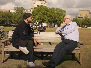 Read more about the article Corbyn sings Bob Marley as he meets Gaza’s disabled cycle team