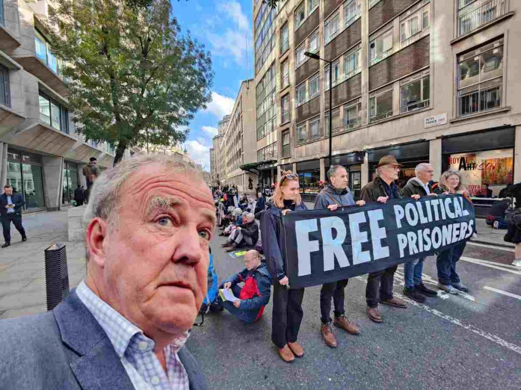 Read more about the article Jeremy Clarkson schooled by Just Stop Oil over political prisoners