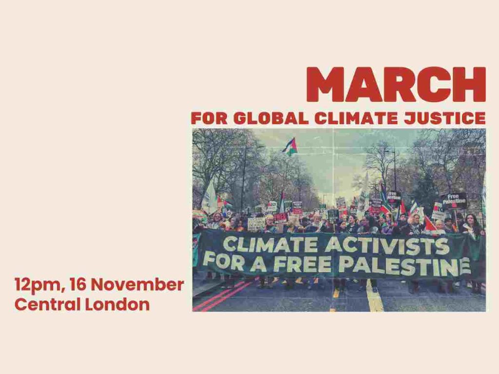 Read more about the article March for Climate Justice to take place on 16 November in London