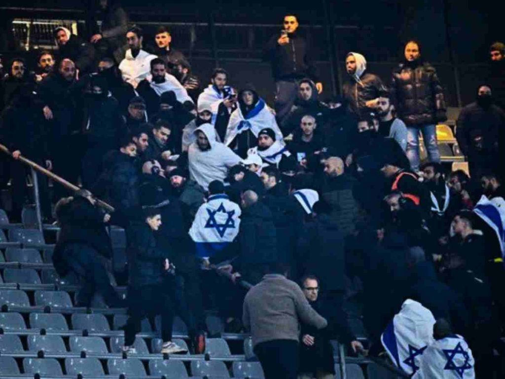 Read more about the article Israeli football hooligans on ANOTHER rampage, this time France