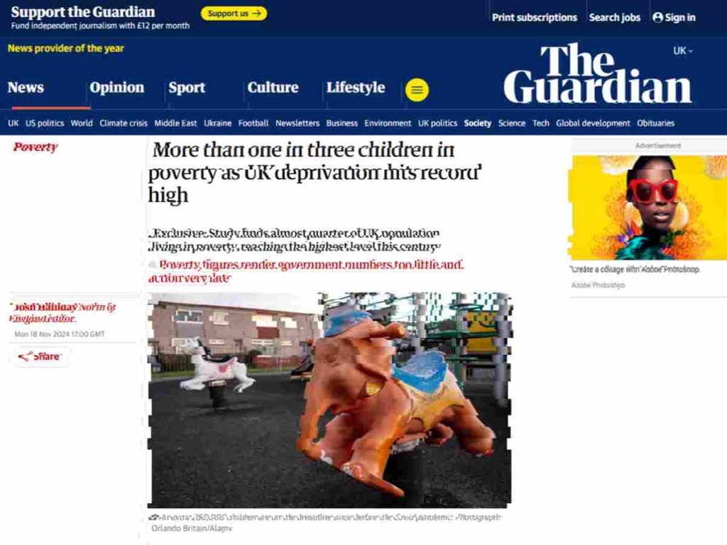 Read more about the article Poverty analysis by the Guardian excluded Black and brown people